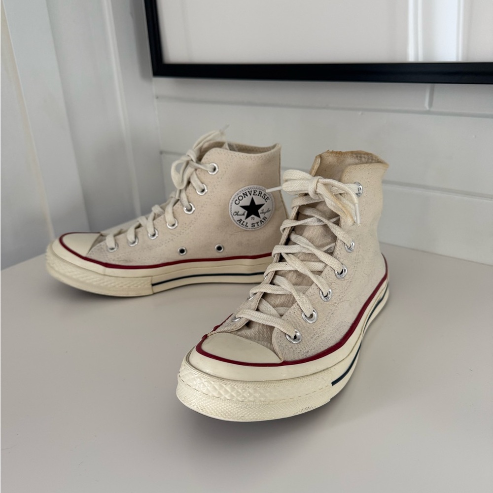 Converse All Star High Top Sneakers Beige